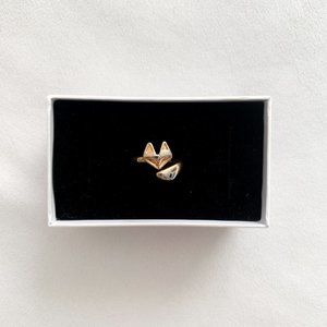 Golden Fox Wrap Around Ring